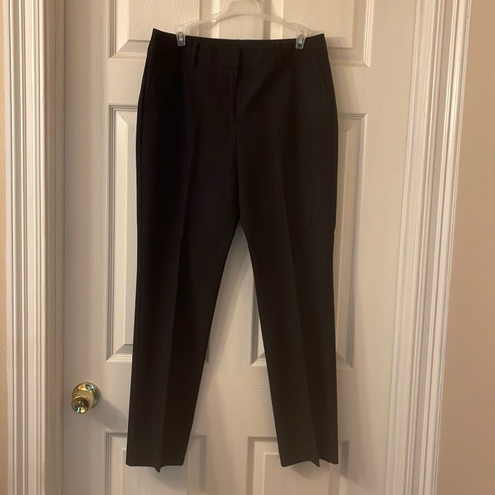 Ann Taylor petite 8 curvy navy blue dress pant